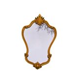 Louis XV style gilded mirror