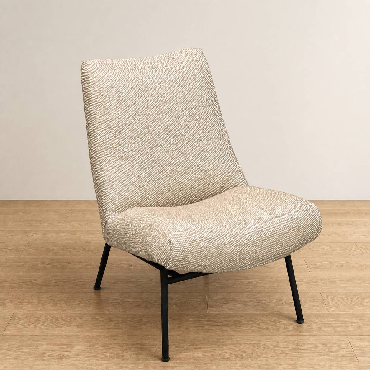 Pierre Guariche's armchairs for Steiner reupholstered.