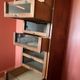 Old haberdashery furniture, workshop furniture.