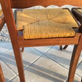Suite of 6 Louis XV-style mulched chairs