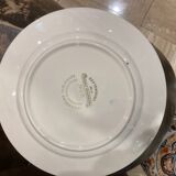 Assiette en porcelaine bleue ironstone