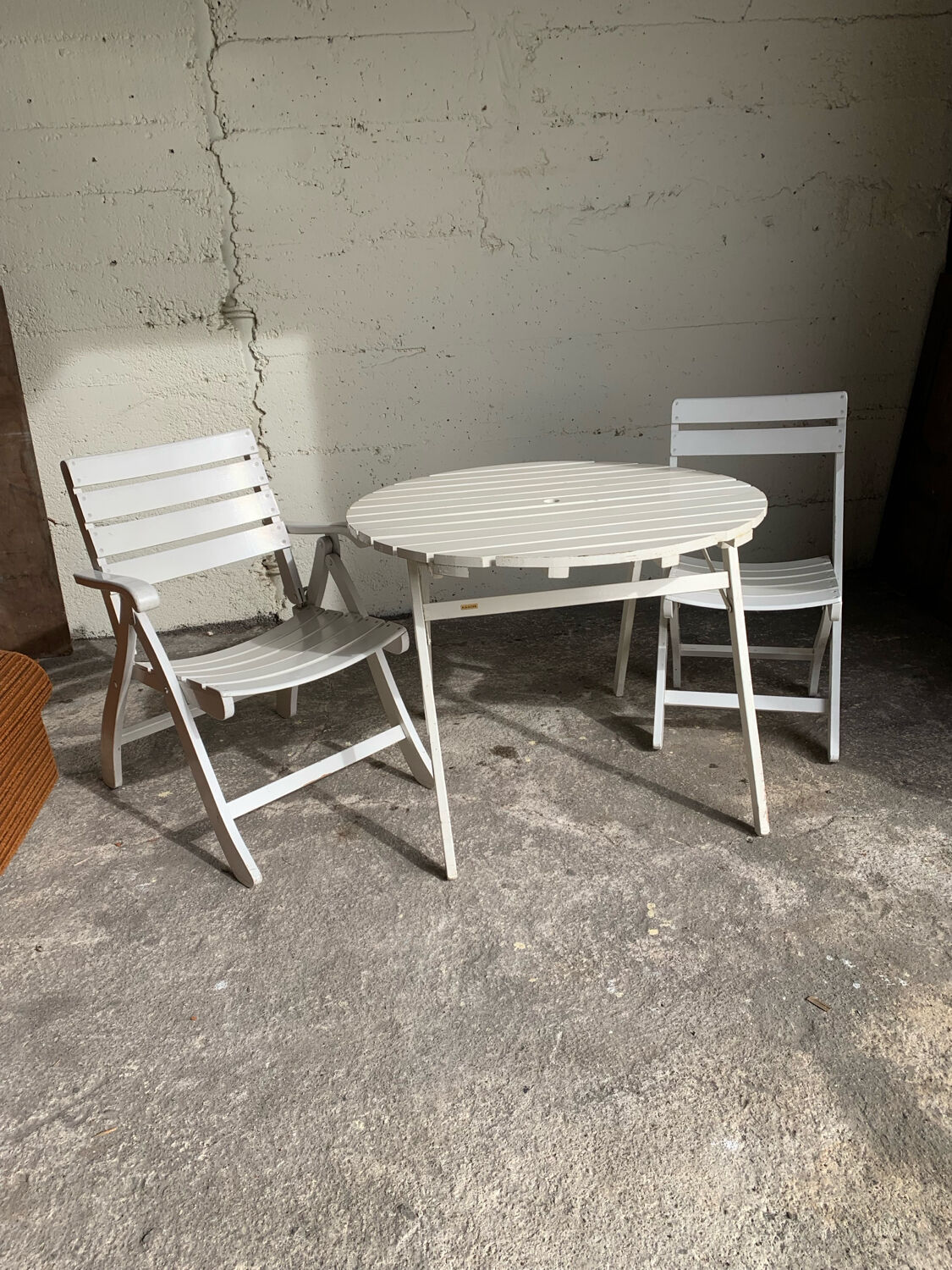 1950s garden furniture for 2 to 4 people