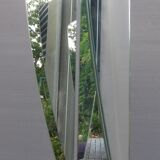 Mirror hatter time triptych art deco 14x55cm