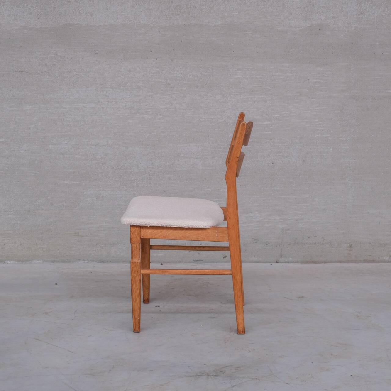 Set of 8 Oak Mid-Century Danish Dining Chairs attr. to Henning Kjaernulf