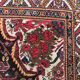 Old Persian Malayer Kelleh rug hand made wool 150 x 284 cm