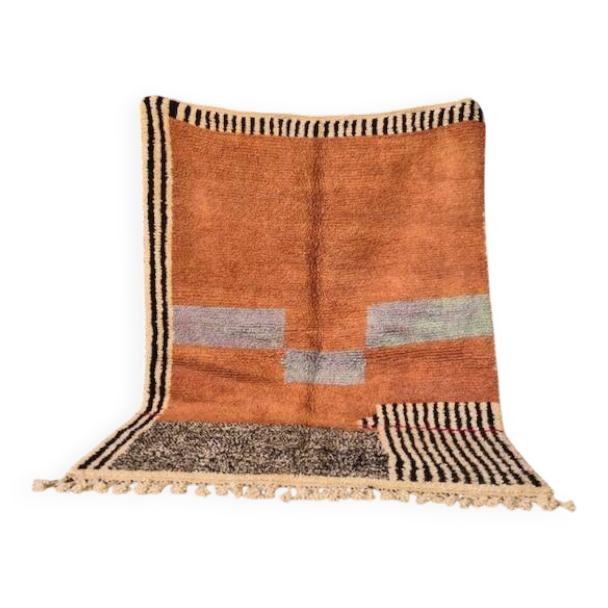 Berber wool rug, size 150 x 350 cm