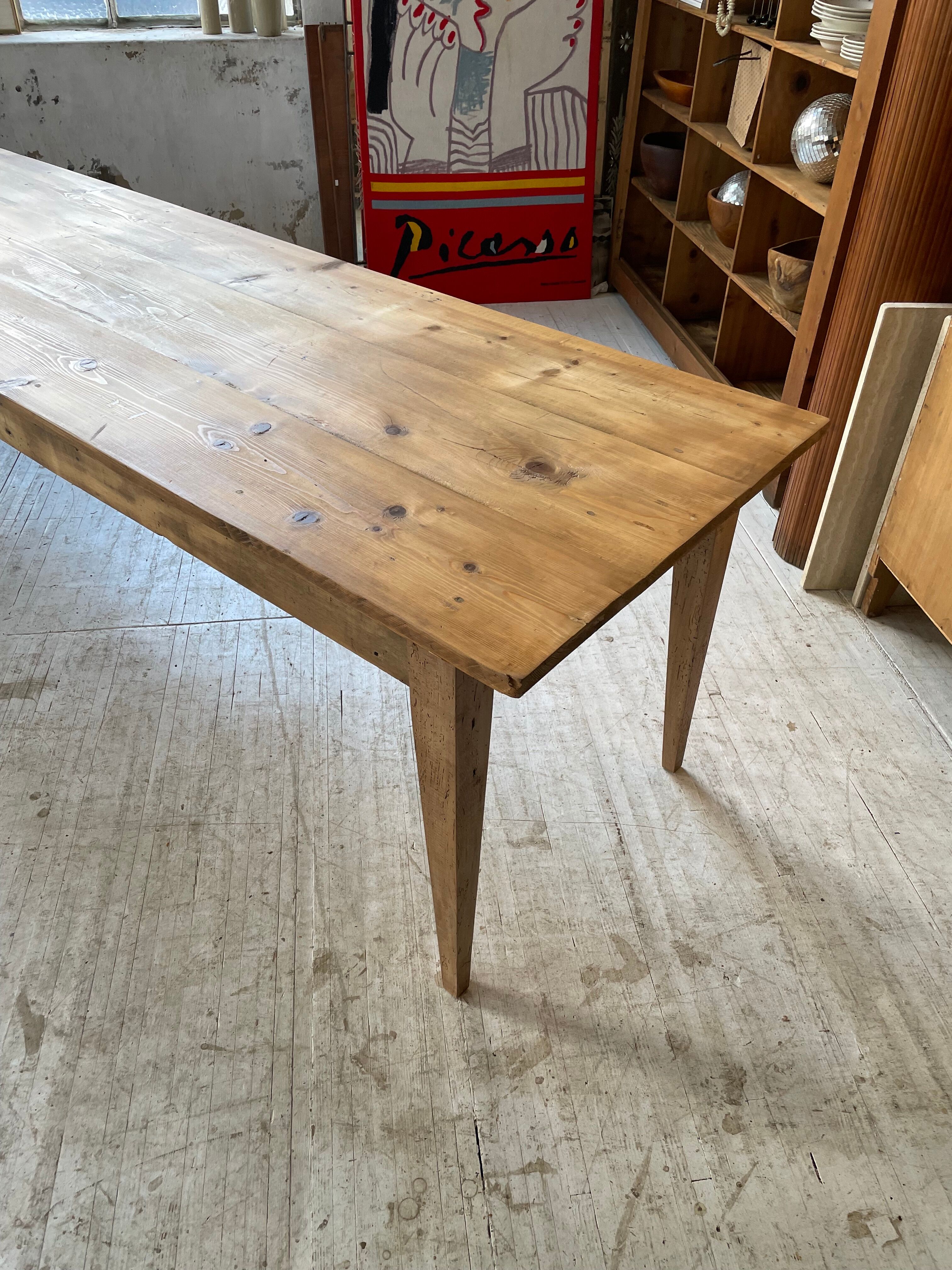 Farmhouse table beech pine XL 4m