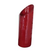 Vase rouleau en céramique rouge années 60 70