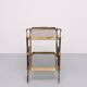 Stunning Brass Bar Trolley 1950s France