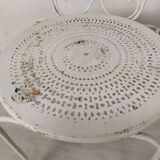 4 wrought iron garden armchairs