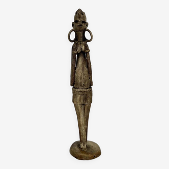 Ancienne statuette femme art africain