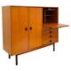 Midcentury Modern, Beech wood cabinet,  FARAM, Italy 1960 's