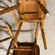 Lot of 05 Baumann chairs model Tacoma Western vintage 1970s