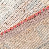3x12 Pale Orange Beige Turkish Vintage Runner Rug, 86x352Cm SK 18322
