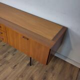 Scandinavian teak and metal sideboard
