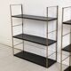Pair of twisted string wall shelves