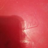 1960 Syla red plastic planter