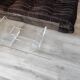 Vintage David LANGE glass & altuglas coffee table circa 1970