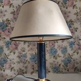 Desk lamp leather-wrapped foot Le Tanneur