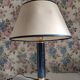 Desk lamp leather-wrapped foot Le Tanneur