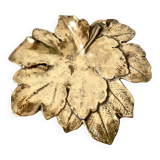 Decorative leaf-shaped dish – Gilt bronze – Early 20th century