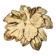Plat décoratif en forme de feuille – Bronze doré – Début XXᵉ siècle