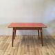 Ceramic and rattan dining table
