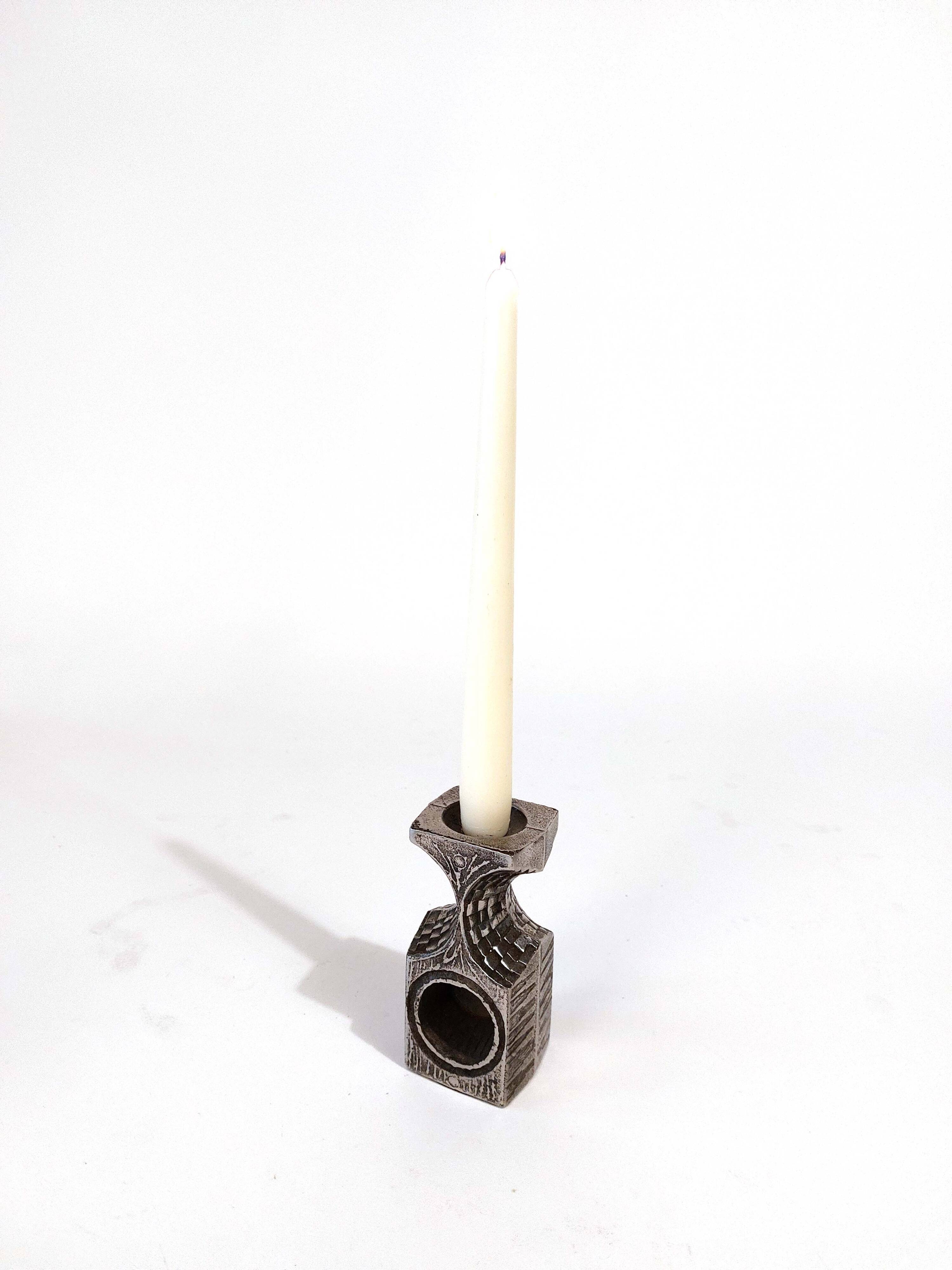Brutalist candle holder