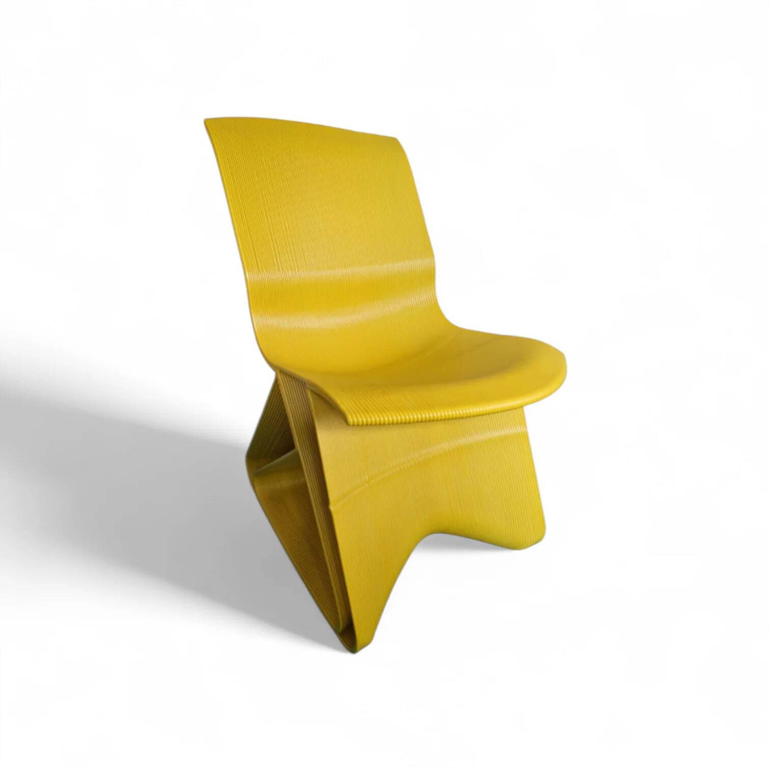 Endless Flow Rocking Chair / Endless Chair / 2010/11 Yellow first edition / MOMA Museum / Stedelijk Museum / Dirk vander Kooij