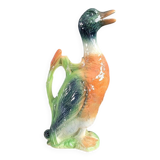 Carafe barbotine canard St Clément  - Pichet Saint-Clement