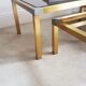 Trio of Golden vintage tables