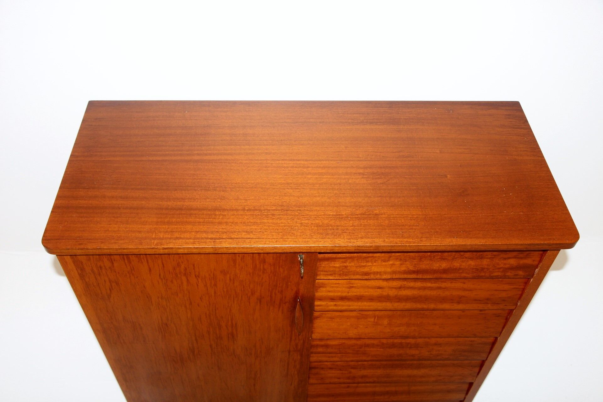 Scandinavian mahogany chest of drawers, Sweden, 1950