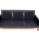 Scandinavian 3-seater leather sofa, Ulferts, Sweden, 1960