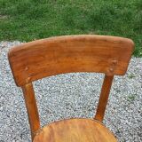Set of 6 1950s bistro chairs