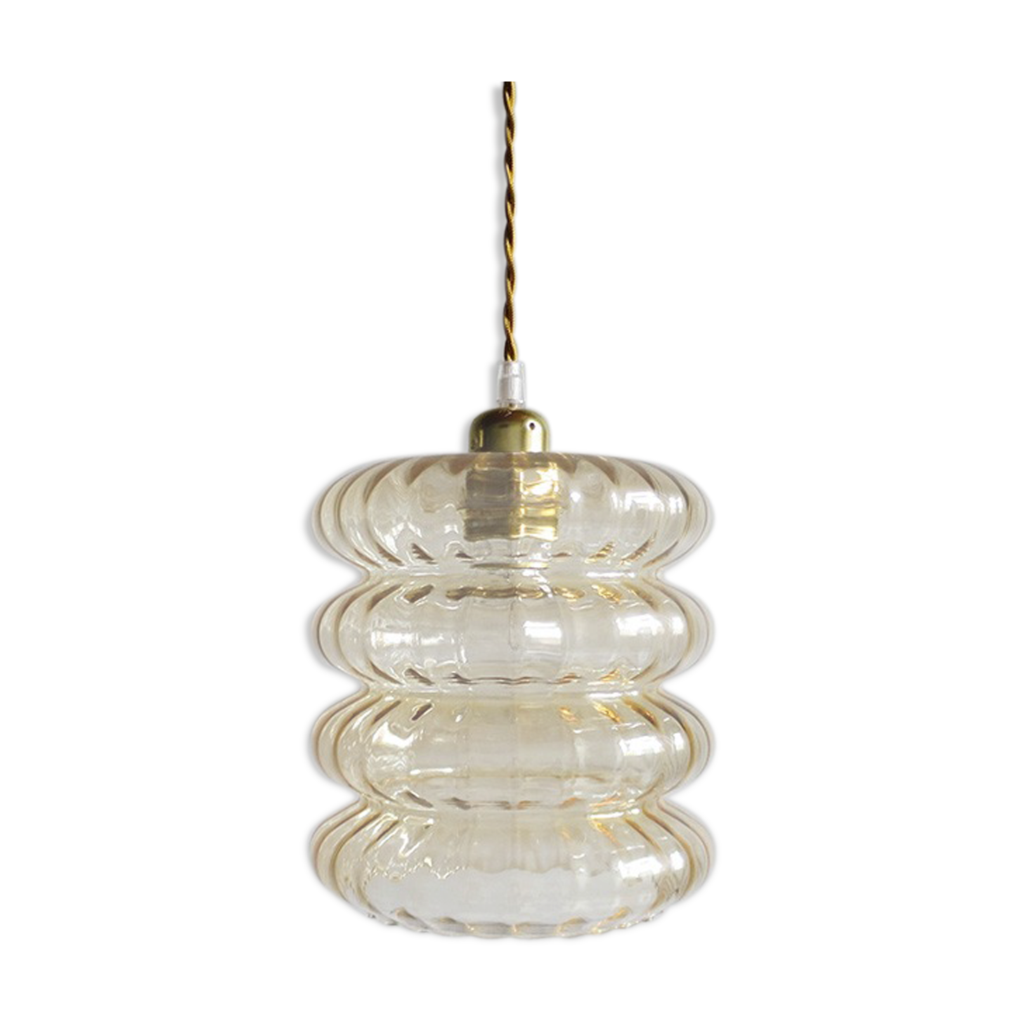 Amber glass suspension