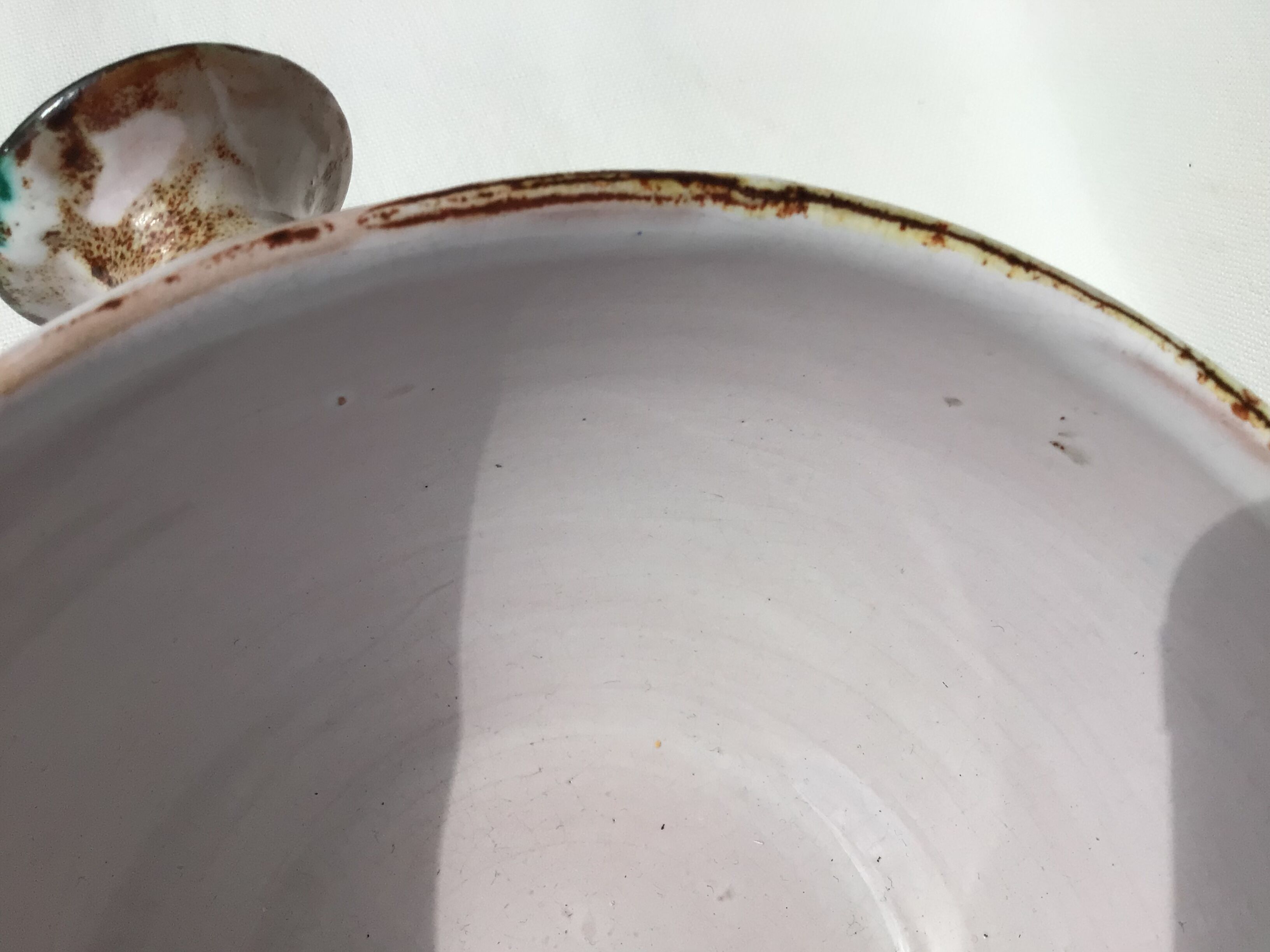 Bowl Vallauris décor thistles diameter 13cm