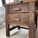 XL central island workbench oak