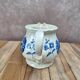Jug / milk jug Sarreguemines Romantic blue – country decor – vintage earthenware