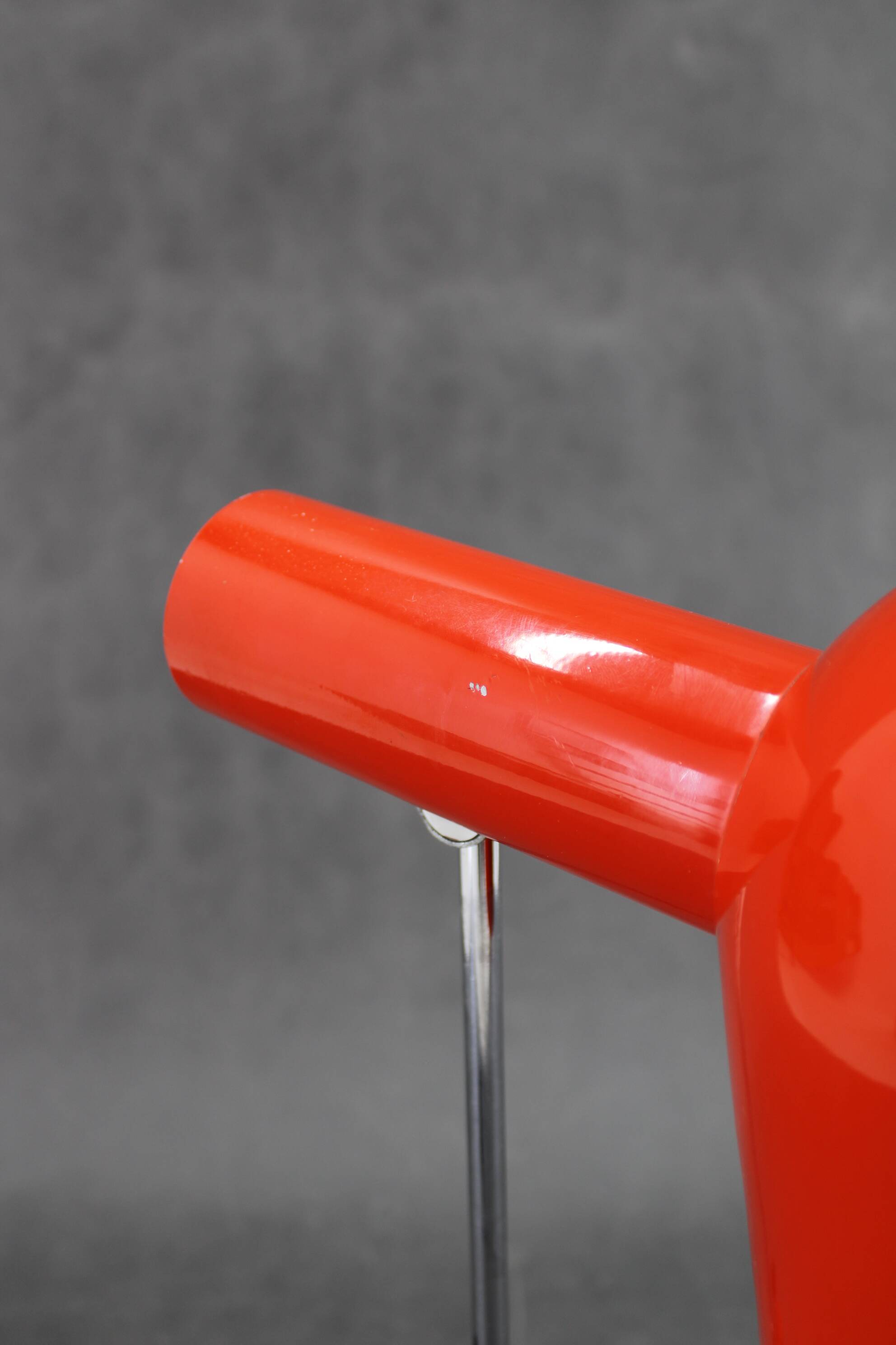 1960s Josef Hurka Red Desk Lamp for Napako , Czechoslovakia