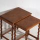 Swedish nesting tables in oak (c.1900) #128