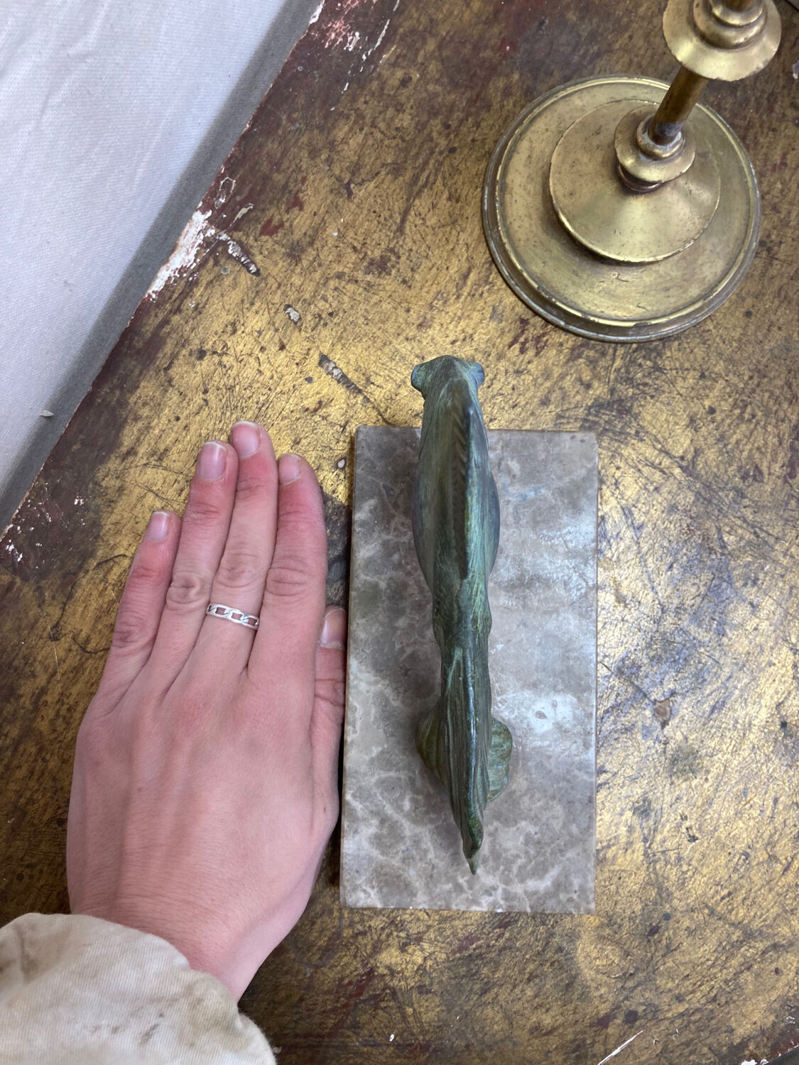 Pair of Art Deco book greenhouses "Fish"