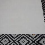 Pine table, white top