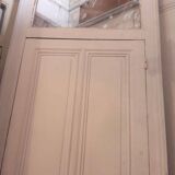 Haussmannian door 83x220 with old glazed transom frame 102x300 chassis