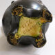 Amphora vase in metallic stoneware