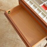 Scandinavian teak sewing box / worker 1960