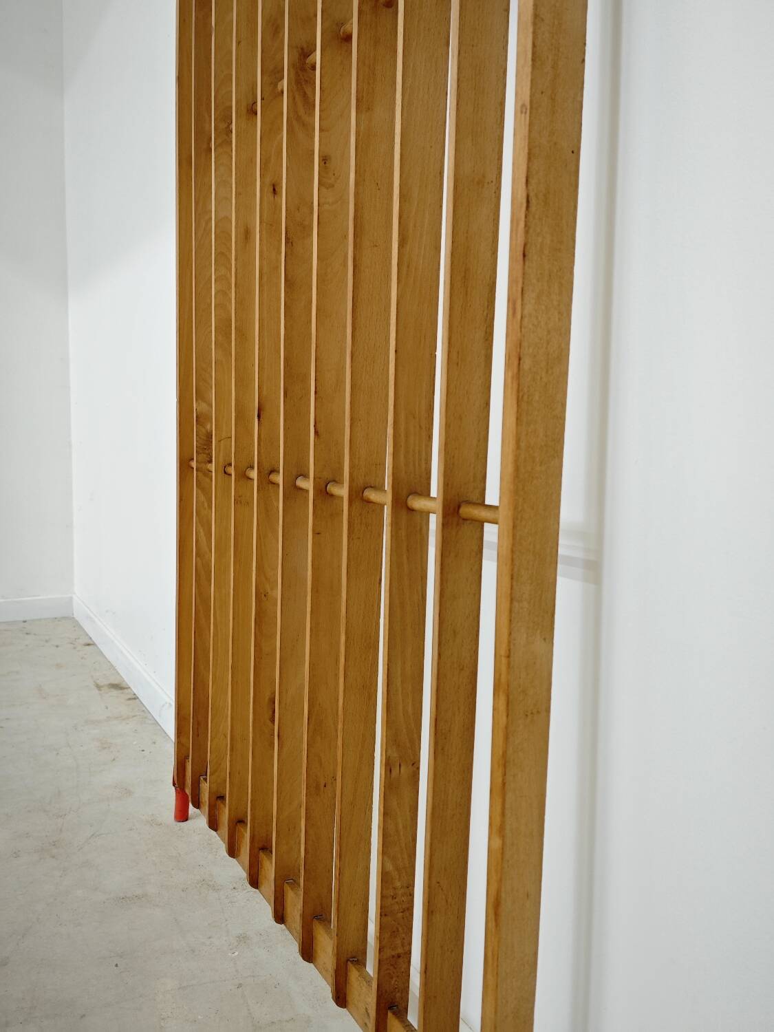 Wooden wall coat rack by Krasna Jizba