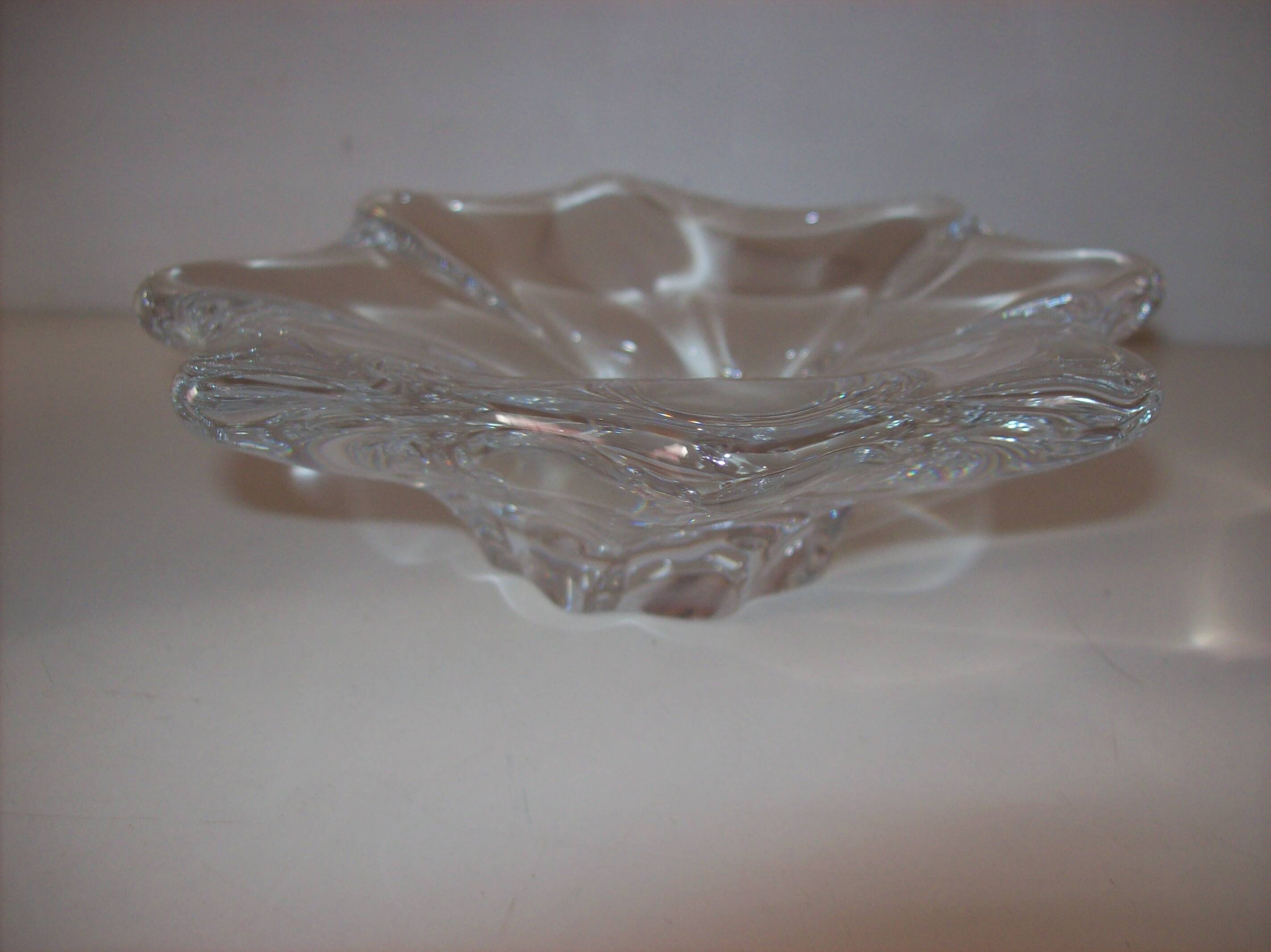 Baccarat crystal pocket tray