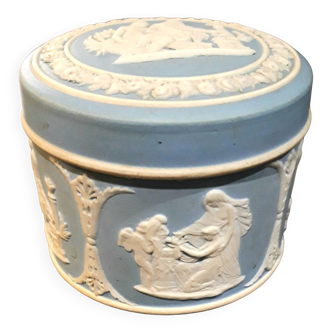 Wedgwood gray blue candy box.