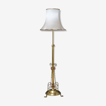 Art nouveau floor standard lamp