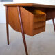 Danish Teak Desk By Gunner Nielsen for Tibergaard